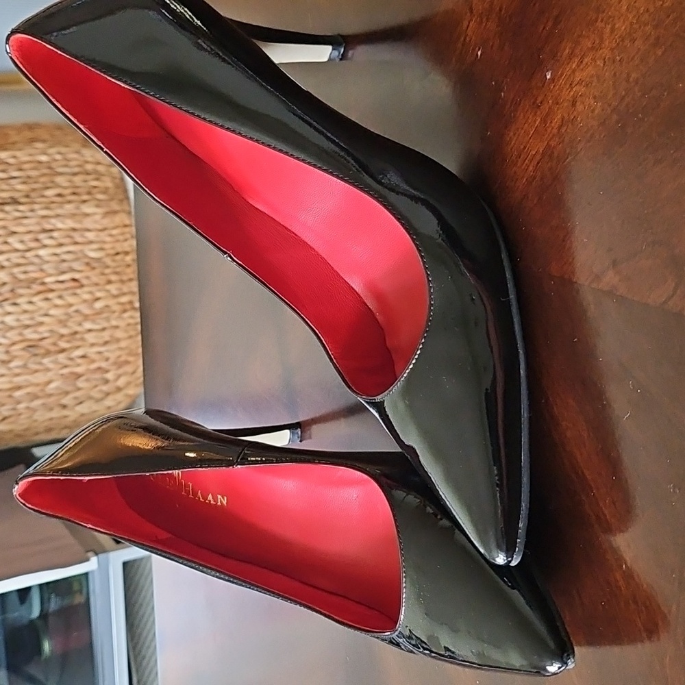 Cole Haan Nike Air Patent Leather Pumps, 3” heel, size 8.5, EUC